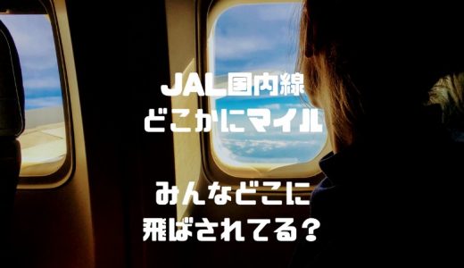 【関空追加！】JALミステリーツアー『どこかにマイル』とは？わずか6,000マイルで無料旅行は史上最強のおトクさ！