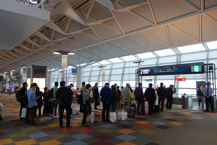 中国東方航空の搭乗ゲート