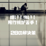 飛行機が怖い・嫌い・苦手な人に贈る28の解決策