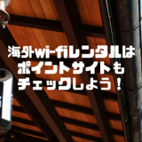 今年の夏も海外レンタルwi-fiをポイントサイト経由で借りました