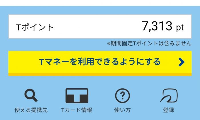 大量Tポイントを貯めることがウェル活のポイント