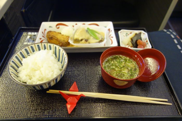 jalビジネスクラス和食メイン