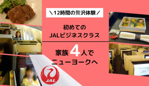 【搭乗記】初めてのJALビジネスクラス。出発から到着まで12時間、機内での体験をブログで全部お見せします！