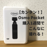 【1週間でここまで撮れる！】初心者向けOsmo Pocketの使い方！撮影方法や使い方を解説