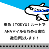 ポイントサイトからANAマイルを貯める「東急ルート」とは？