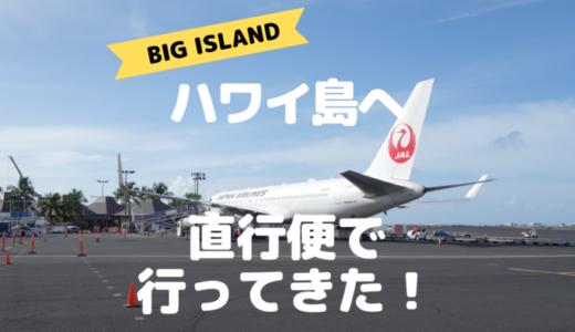【搭乗記】ハワイ島直行便の快適さはいかに？JAL成田−コナ線をブログレビュー！