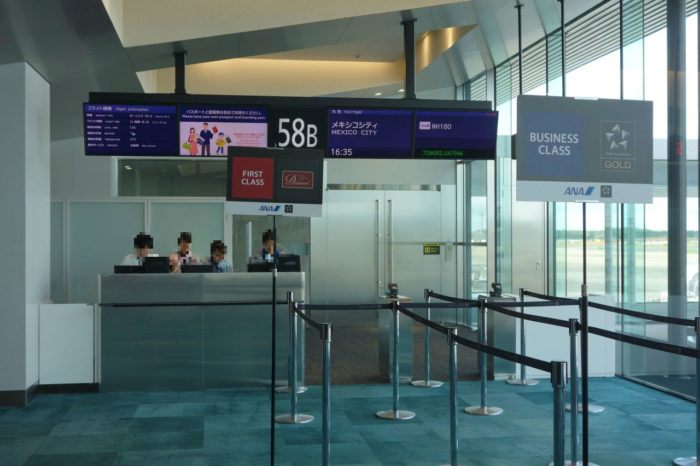 成田空港ANAメキシコシティ行き搭乗口