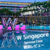 【宿泊記】Wシンガポール・セントーサコーヴは景色とプールに大満足！
