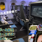 シンガポール航空の深夜便エコノミークラスに搭乗！機内食はいつ？搭乗前に知っておきたいポイントは？